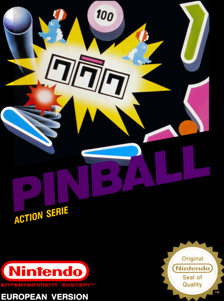 Pinball box art for Famicom